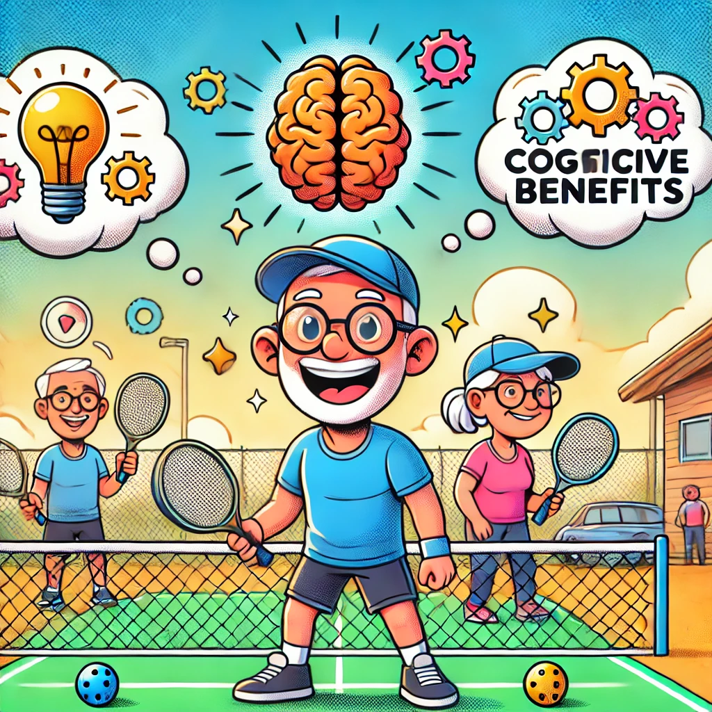 Cognitive benefits of playing pickleball