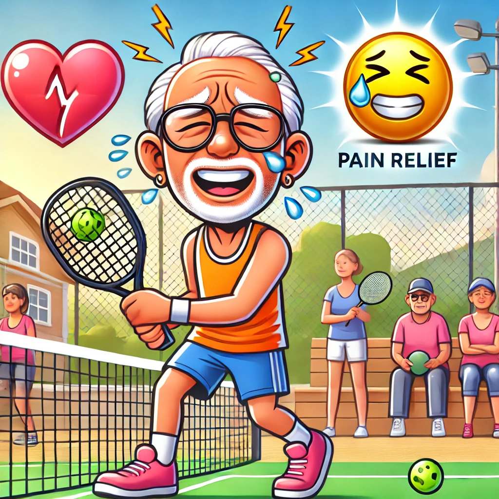 Pain Relief from playing pickleball